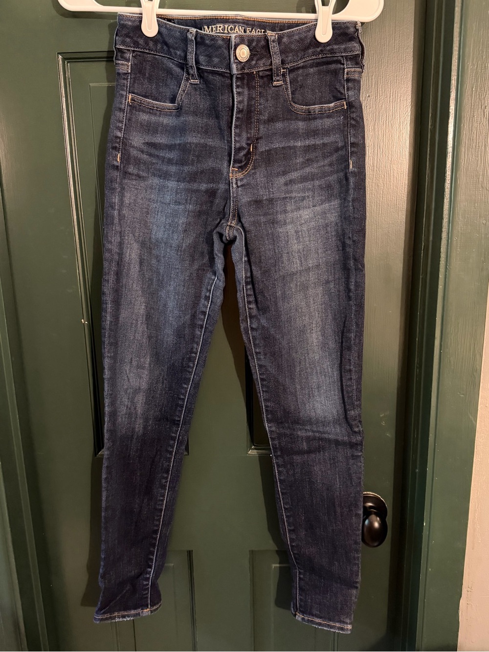 American Eagle Outfitters Indigo Skinny Jeans - High Rise
